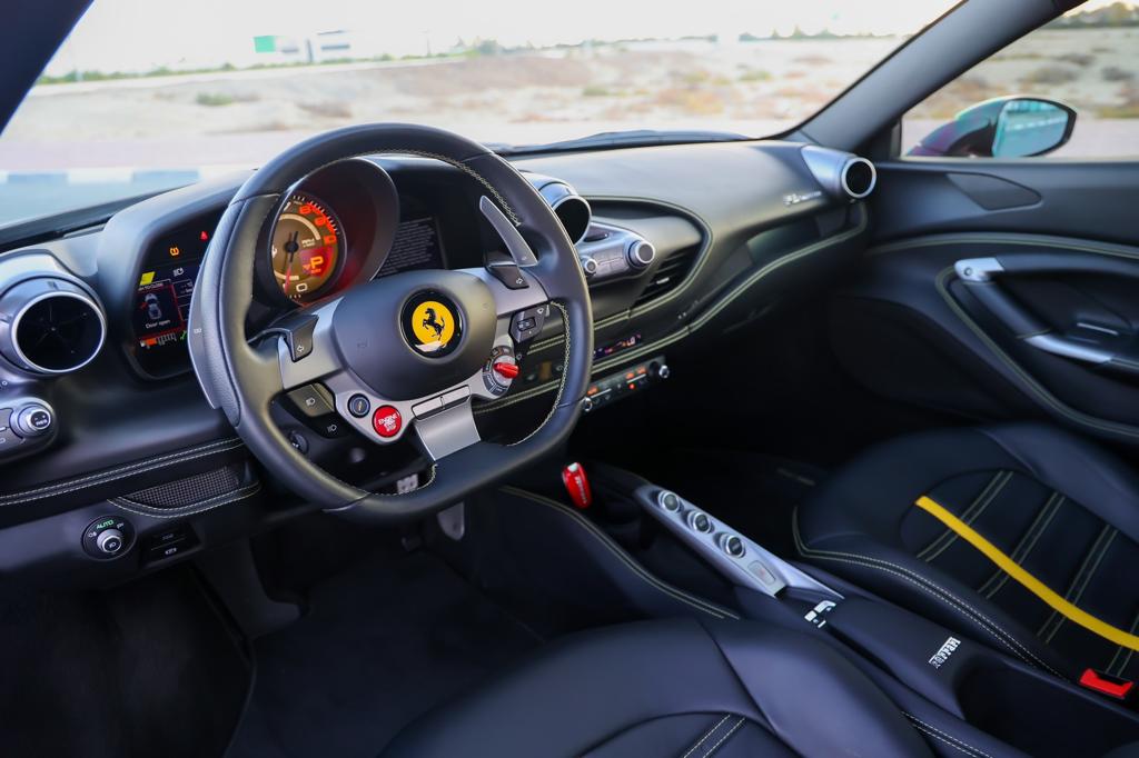 Ferrari F8 Tributo for rent, Ferrari F8 rental in Dubai by Wall Street Sports car rental Dubai