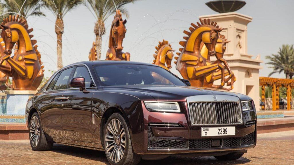 Rolls Royce Ghost Rental In Dubai By Wall Street Luxury Car Rental