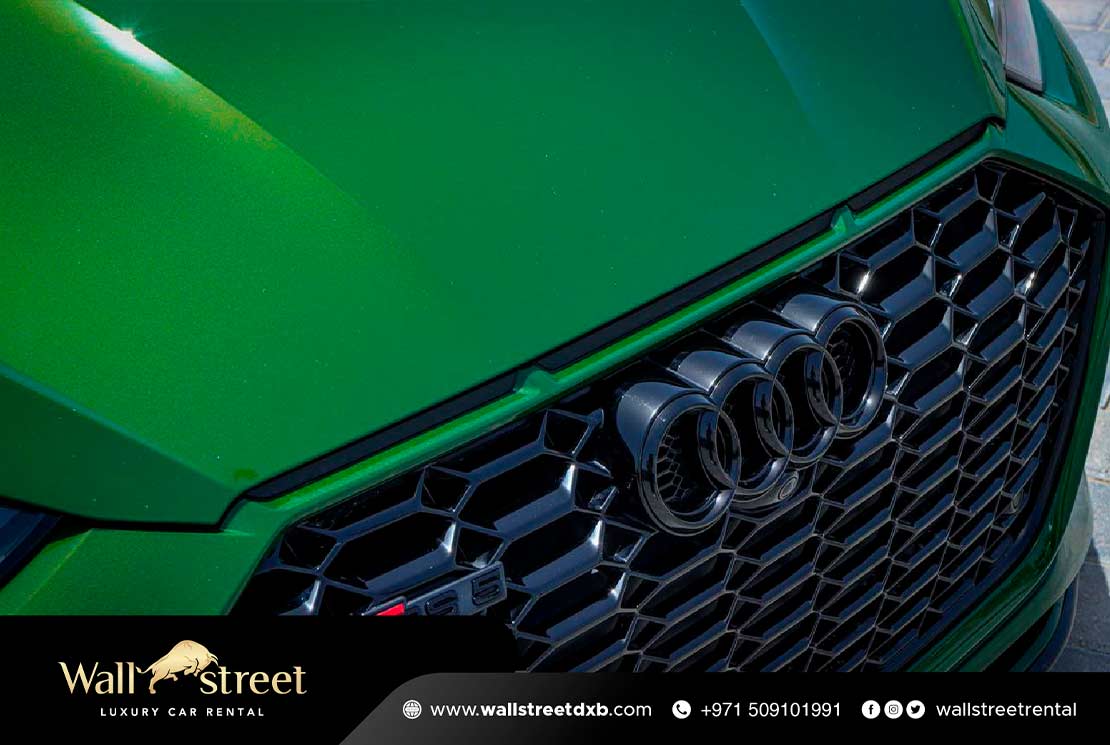 Audi RS5-2022 For Rent in Dubai - Wall Street Luxury Car Rental in Dubai
