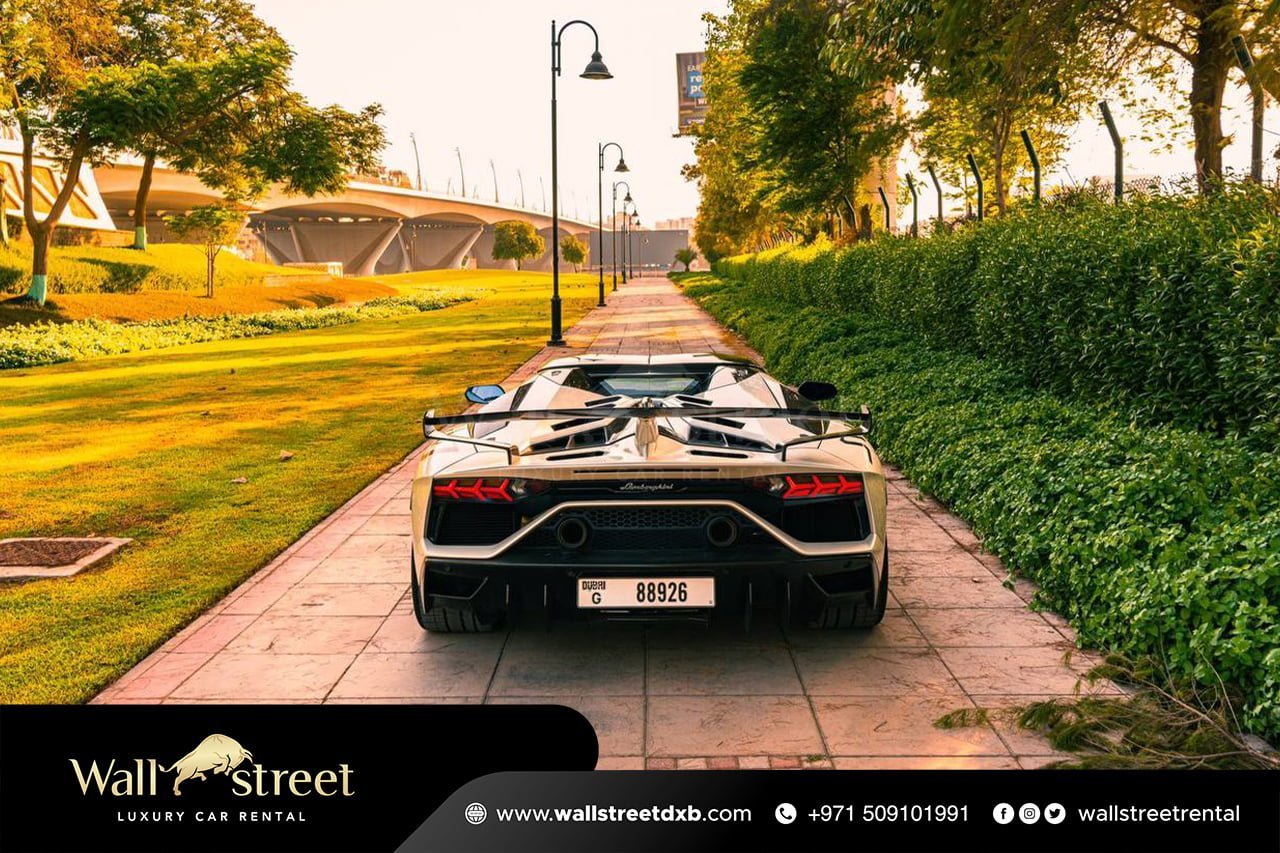 Lamborghini Aventador SVJ For Rent in Dubai