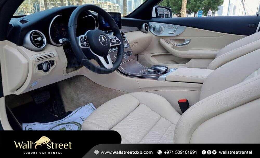 Mercedes C-Class Convertible for rent in Dubai