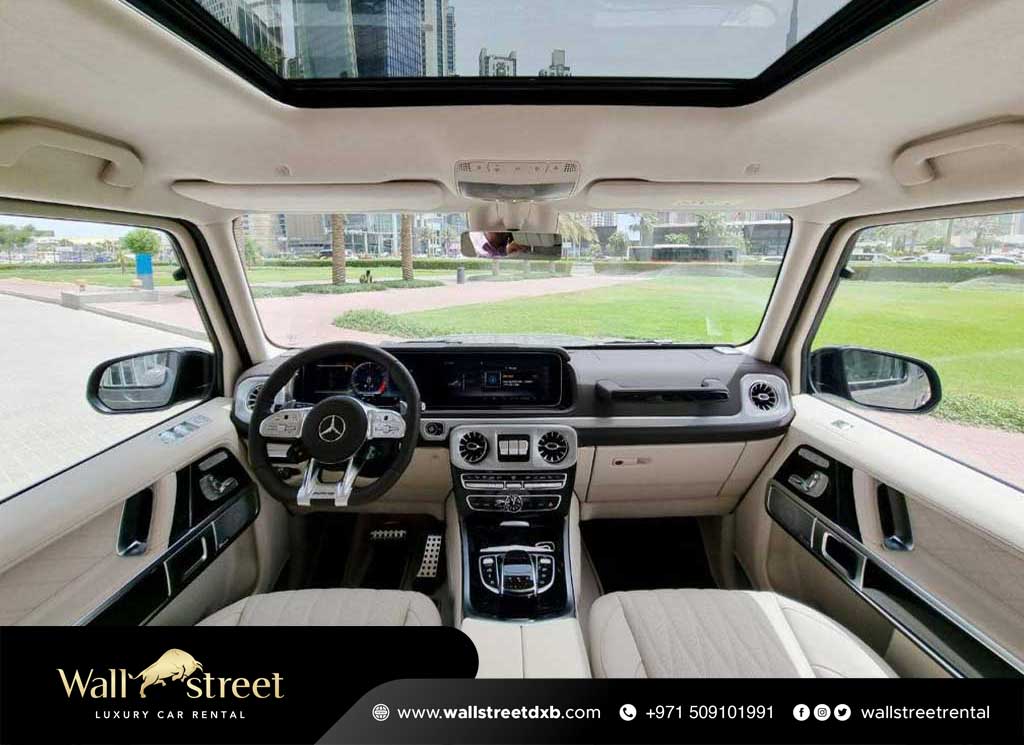 Mercedes Benz G63 AMG 2022 Nardo Grey Night Package For Rent in Dubai